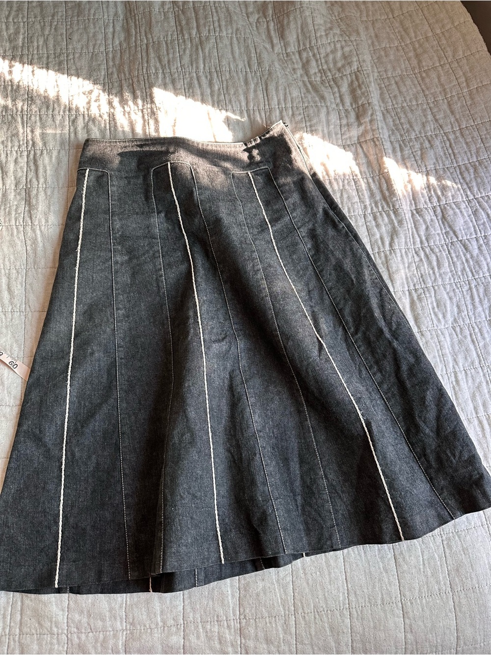 Vintage Karl Lagerfeld skirt denim midi
